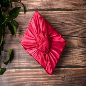 우성보자기 공단보자기 진자주(10장)