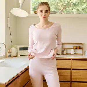 TRY 여성 프리미엄 코튼 순면 내복 상하의세트