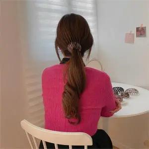 [셀러허브]여자 반묶음 포니테일 키치룩 헤어핀 (S7703312)