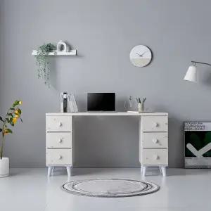 파로마 피츠 리엣 1200 더블서랍 책상 PKS051