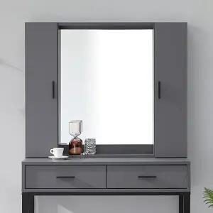 머핀 거울수납 상부장