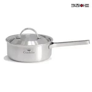 키친아트 코델리아 통5중 스텐레스 IH 인덕션겸용 편수냄비 18cm