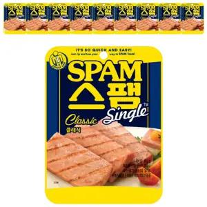 CJ 스팸 싱글 클래식, 80g, 10개