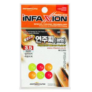 동명 인팩션 연주찌 원형 발포수지 정확한 부력 송어마커 학꽁치찌 사용가능
