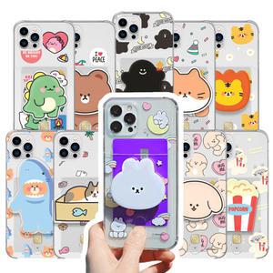 핸드폰 투명 카드 스마트톡 범퍼 갤럭시S25 Ultra Plus S24 S23 S22 S21 S20 S10 노트20 10 9 A16 A23 A24 A35 X커버5 퀀텀6 4 버디3 점프2 아이폰16E 15 14 13 12 프로 맥스 미니 SE3 7 8 핑거그립 톡거치대 케이스