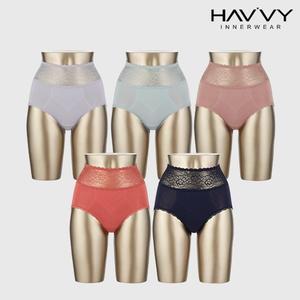 [하비 ][하비]5종세트 데일리 코튼혼방 복부힙업 보정팬티 B형