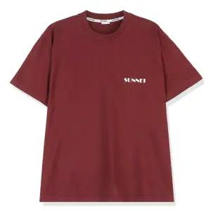 써네이 미니 로고 클래식 티셔츠 레드 /반팔/반팔티/ SN2PXH01AP-JE130-387