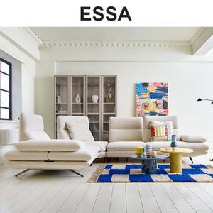 [롯데백화점]에싸 윌든 4인 코너형 스윙기능 리브 패브릭 소파