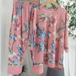 [오는정패션] 실내복 홈웨어 라운지웨어 여름 티셔츠 바지 세트 엄마옷 할머니옷 요양원복