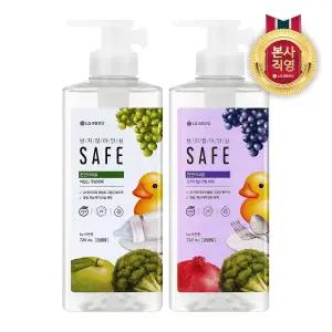 [엘지생활건강]세이프 주방세제 천연미네랄 용기 X 3개 / 리필 X3개 택 1