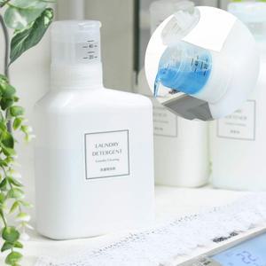 엘이씨 LEC 원터치 계량캡 세탁세제통 세제소분용기 1000ml