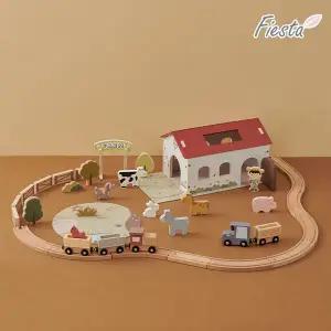 [피에스타] 빌리지 팜 하우스 레일 기차세트