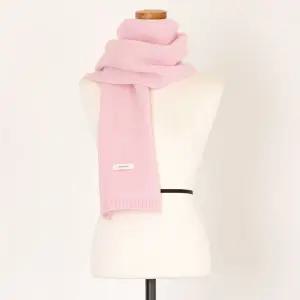 미유 여성 클래식 간절기 겨울 보온 울 100 머플러 D-ON-WMF-0663-핑크