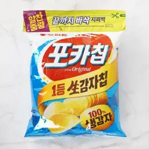 오리온 포카칩오리지널 지퍼백 266G