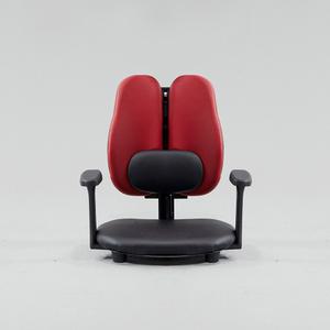 히오 요추 쿠션 팔걸이 좌식 의자