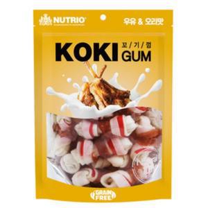 뉴트리오 꼬기껌 우유오리껌15p 애견간식 캣츠앤독스