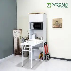 우아미가구 모노 로운 키 큰 다용도 식탁 렌지대 JD5012