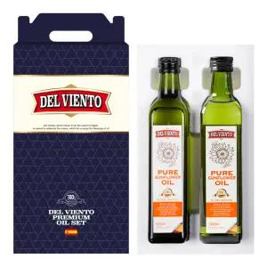 델비엔토 해바라기씨유 500ml 2P 선물세트 안전포장