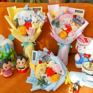 산리오 인형꽃다발 킨더조이 유치원졸업식 어린이집 발표회 학예회