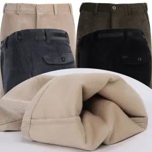 남자골덴바지 남성코듀로이팬츠 기모슬랙스 알마니아 겨울 방한복