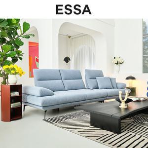 [롯데백화점]에싸 샤모니 4인 스윙기능 리브 패브릭 소파+헤드1개