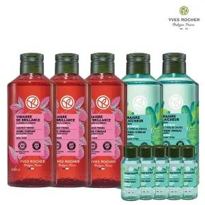 [보리보리/이브로쉐]이브로쉐 헤어 식초 400ml 5개 (라즈베리/모링가) + 50ml 5개