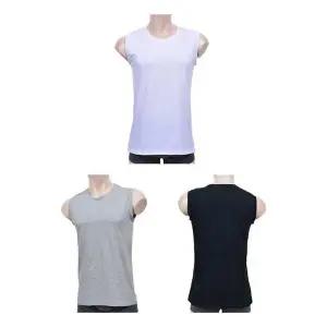 [셀러허브][라일리] Rly (제임스딘) 더블 실켓 순면 남성 머슬 런닝 (S9759200)