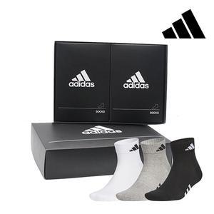 [아디다스골프][아디다스] 남녀 퍼포먼스 이중바닥쿠션 스포츠 양말 2족 선물세트