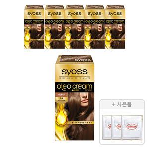 사이오스 올레오크림 2B 누드베이지, 6개 + 증정(염색키트, 3개)