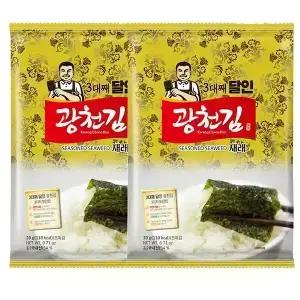 광천김 달인 재래 전장김 20g x 20봉 /조미김/구운김