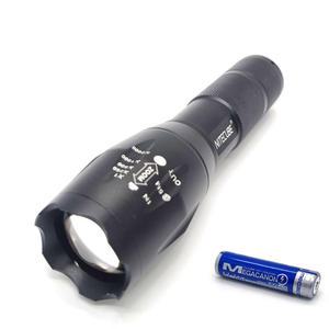 나이트큐브 손전등 충전식 P50 LED후레쉬 줌라이트 배터리 포함 풀세트