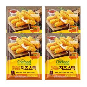 [롯데웰푸드][본사직영] Chefood 모짜렐라 치즈스틱 400gx4개
