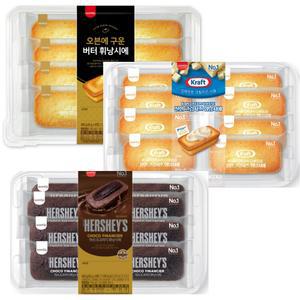 삼립 휘낭시에 3종 (오븐버터8입+크림치즈8입+초코퍼지8입)