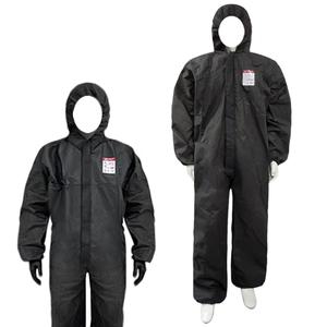 SB 일회용작업복 원피스_회색 방진복 부직포 보호복 방역복 위생복 일체형