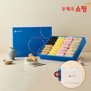 [우체국쇼핑][강릉은정한과] 강정화 2단 선물세트 (유과 답례품 명절 설날 추석선물)