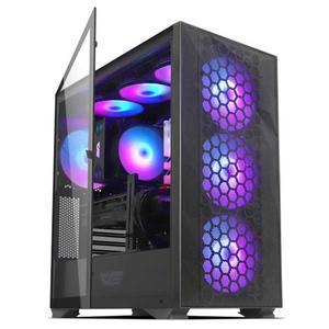 DARKFLASH DLX21 RGB MESH 강화유리 블랙