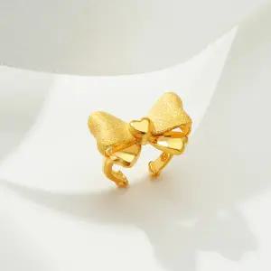 [한국표준금거래소] 24K 순금 99.9% 큐트 리본 돌반지 1.875g