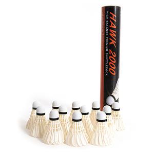 프로스펙스 배드민턴 깃털 셔틀콕 12개입 HAWK2000