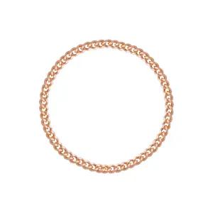 14K 금 민줄 레이어드 체인 반지 TYPE-B