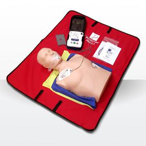 PRESTAN 교육용 CPR 마네킹 + 교육용 AED 세트 U100AEDT / 심폐소생술 마네킹 실습 제세동기