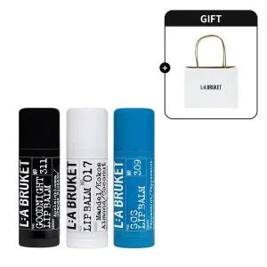 갤러리아 립 밤 트리오(오리지널 ＆ SOS ＆ 굿나잇 립 밤) + 쇼핑백