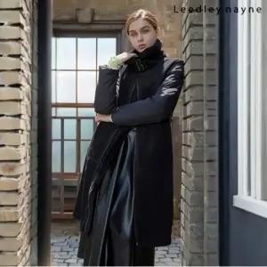 [최초가399000]에코 무스탕 덕다운 롱패딩_블랙