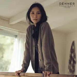 [신세계단독] 데너 몽골리안 캐시미어100 아이비 하프 코트