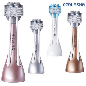 쿨샤 정품 7D 국산 교체용 리필 전동칫솔모 리필용 칫솔 헤드 브러쉬 리필모