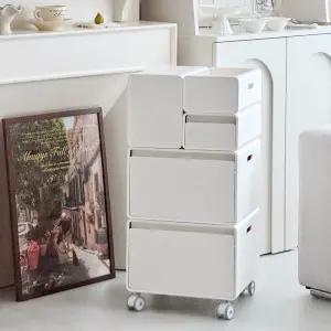 뉴코코맘 수플레 아기수납장 듀얼 서랍장 기저귀 아기용품 소품 장난감 옷 정리