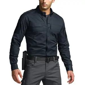 [테슬라]CQR 남성 스판 멀티 포켓 긴팔 셔츠 CQ-TOS430