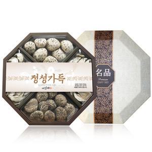[가온애] 팔각지함 버섯 선물세트 4호 / 흑화고 세트 표고선물세트 버섯선물세트 명절선물 설날선물