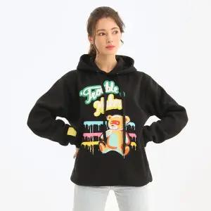 F1184 무니크영 트윌 패치 베어 후드 티셔츠