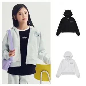 [대구백화점] [탑텐키즈]여아) 더블니트 크롭 후드집업(MKF1TC2201)