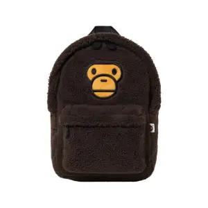 [정품아닐시3배보상] 베이프 베이비 마일로 미니 퍼 백팩 브라운 BAPE Baby Milo Mini Fur Backpack Brown